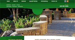 Desktop Screenshot of brynmawrlandscaping.com